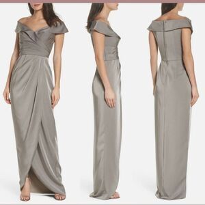 Femme 25206 Pewter Gray Surplice